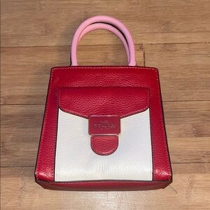 Coach Red and White Women's Bag
